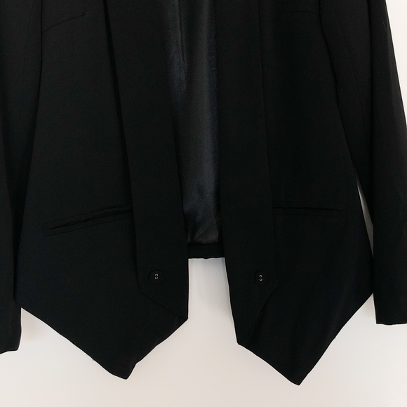 Forever 21 Black Blazer Sz Small Solid Black - Picture 4 of 7